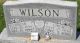 Virgie Frances (Wall) Wilson and James Oscar Wilson - Headstone